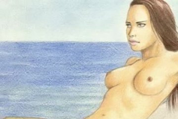 Деваха с хорошей фигуркой решила немного пошалить